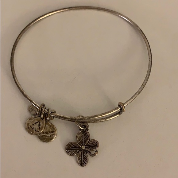 Bundle of 6 Silver Alex and Ani Bracelets - Picture 4 of 6